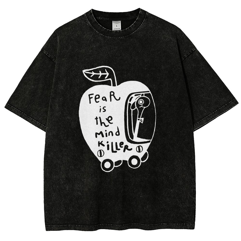 Fear Is The Mind Killer Vintage Distressed T-shirt