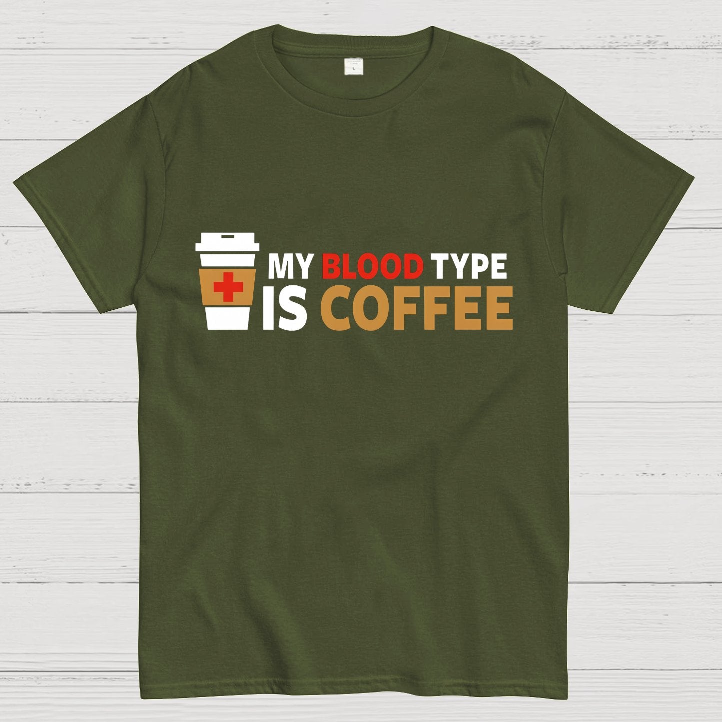 MY BLOOD TYPE Geeky T-Shirt