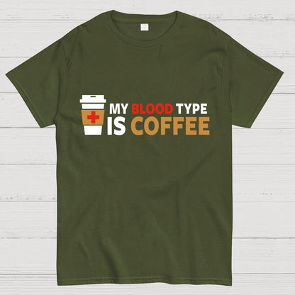 MY BLOOD TYPE Geeky T-Shirt