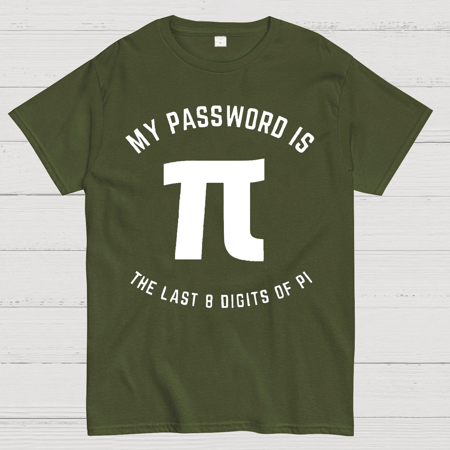 My Password Is The Last 8 Digits Of Pi Nerd Geek T-Shirt