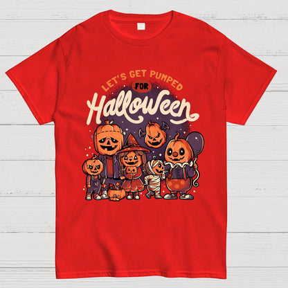 Pumped for Halloween - Cute Pumpkin Geek T-Shirt