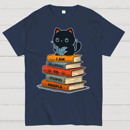 Allergic To Stupid People. Funny Geek T-Shirt