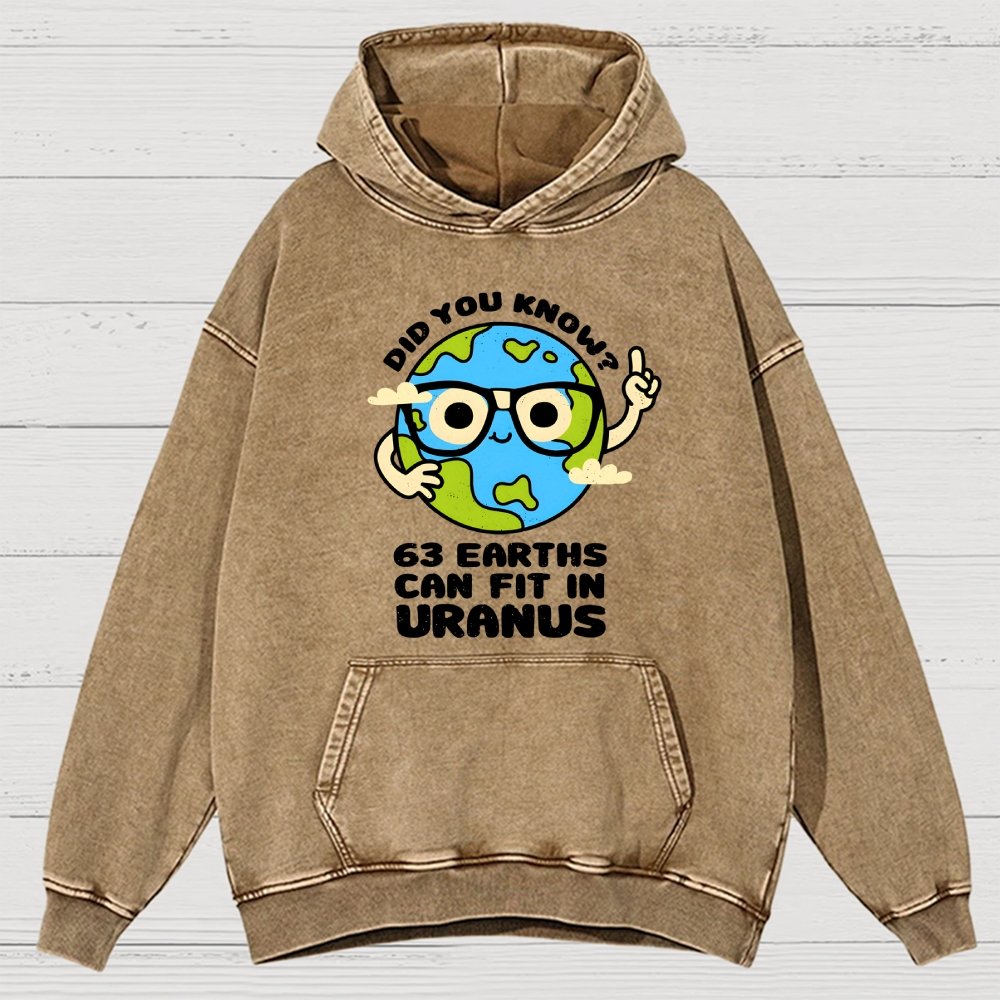 Uranus Vintage Distressed Hoodie
