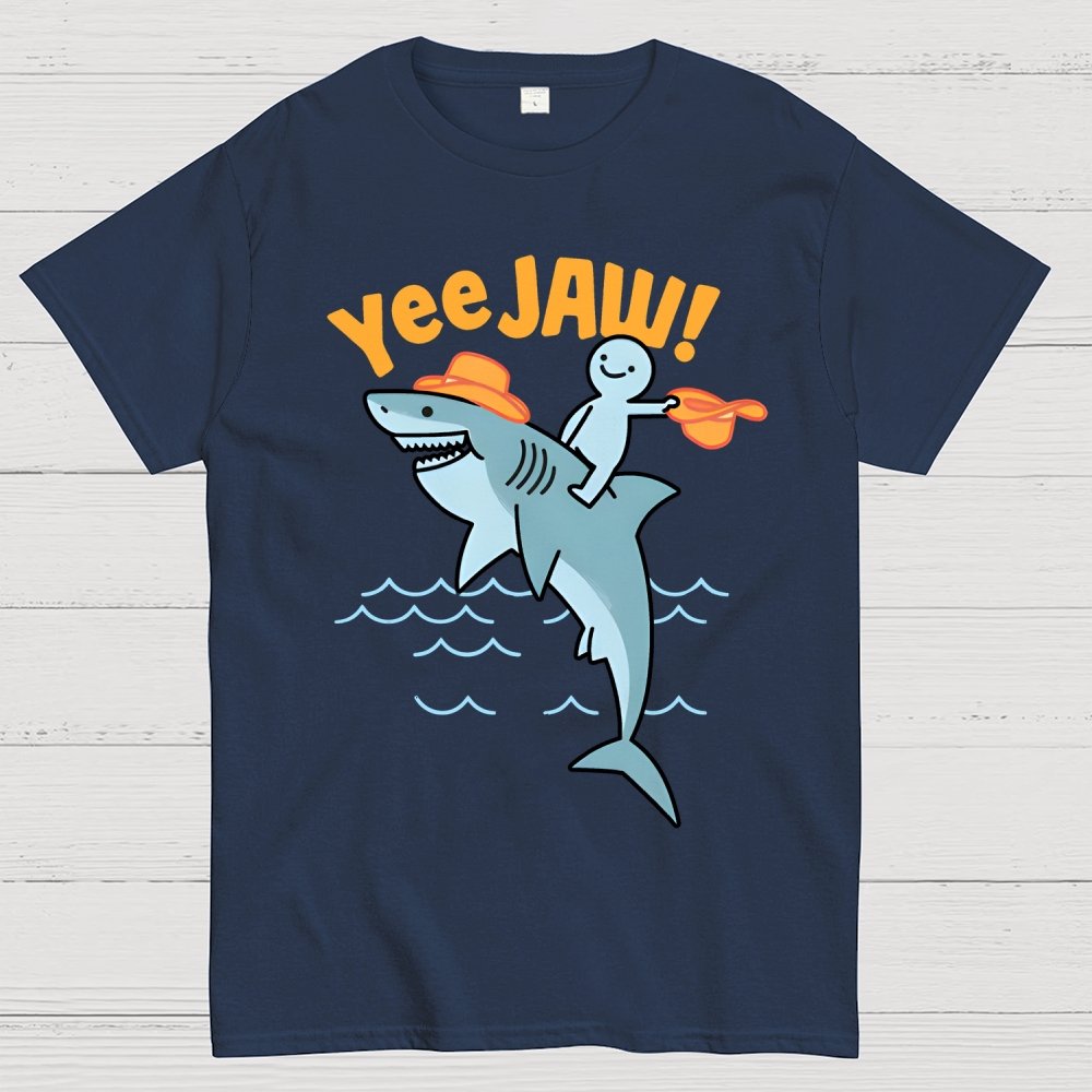 Yee Jaw! Shark Week Geek T-Shirt