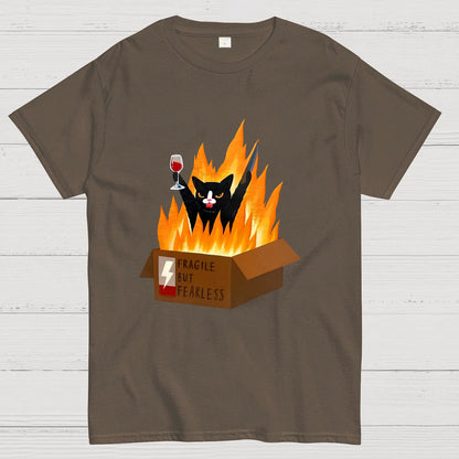 Fragile But Fearless Geek T-Shirt