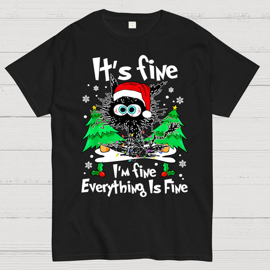 It's Fine I'm Fine Everything Is Fine Geek T-Shirt
