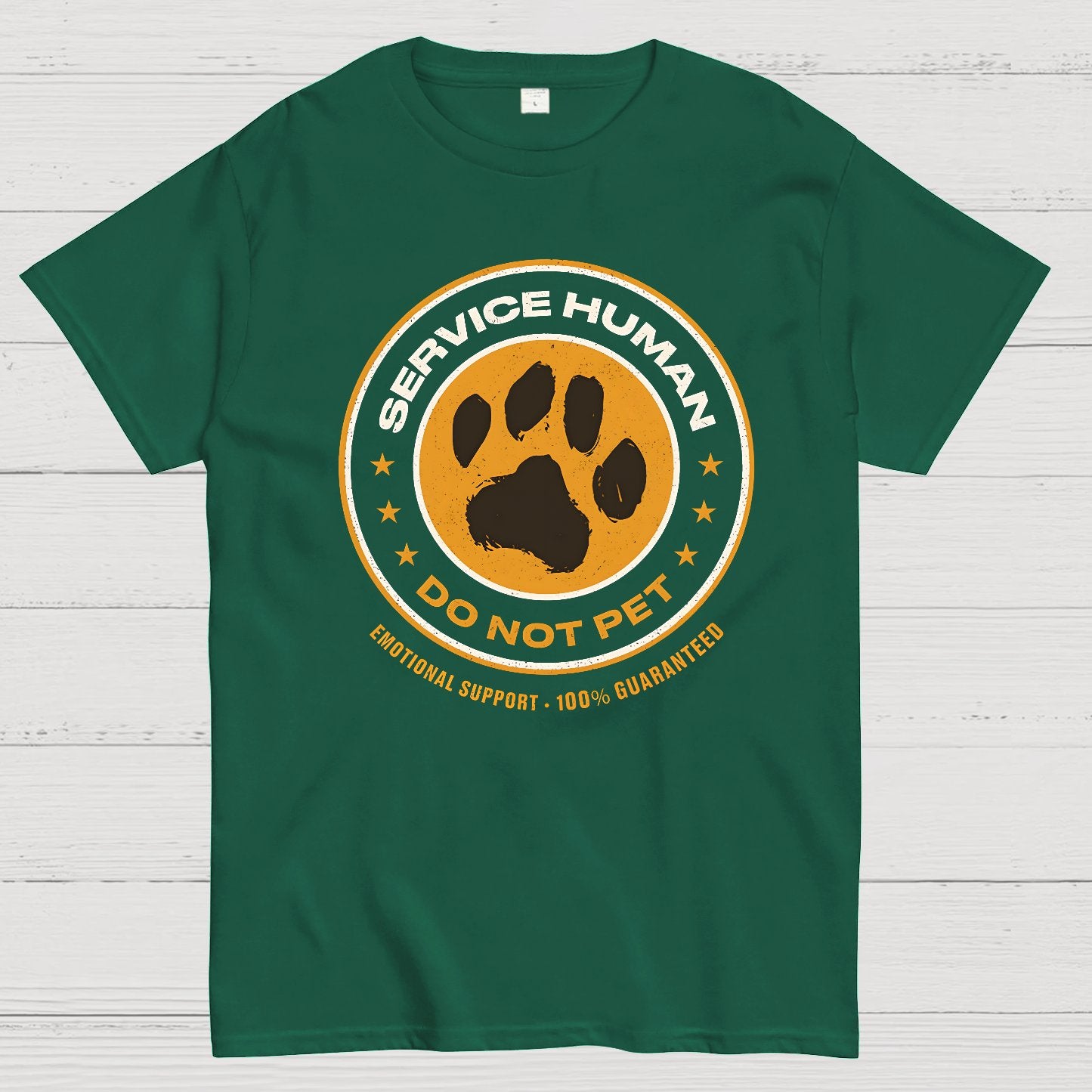 Service Human Do Not Pet Geek T-Shirt