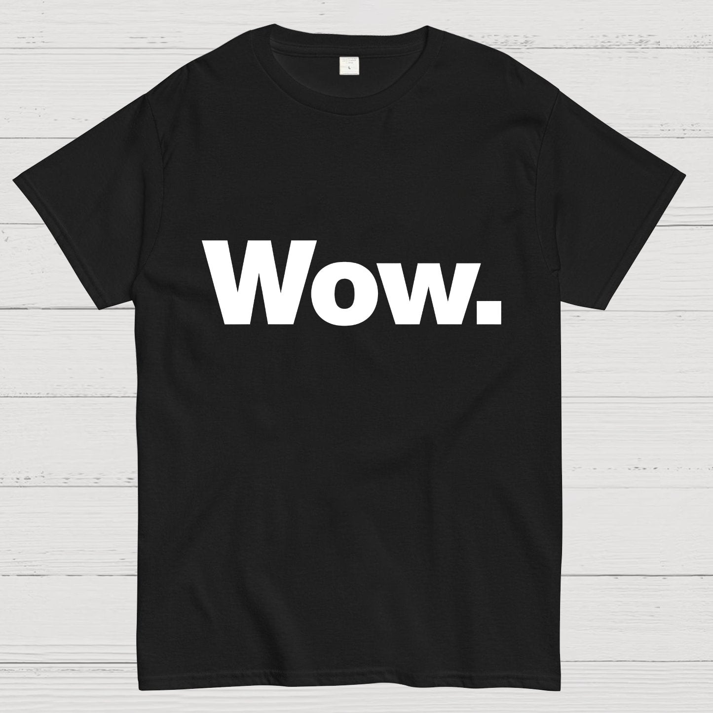 Wow. Classic Geeky T-Shirt