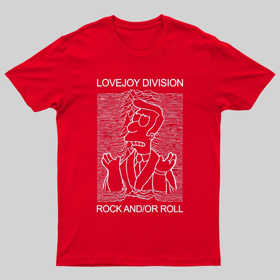 Joyful Division Rock And/Or Roll Geeky T-Shirt