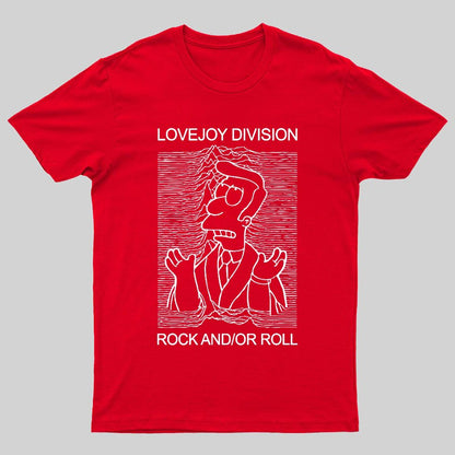 Joyful Division Rock And/Or Roll Geeky T-Shirt