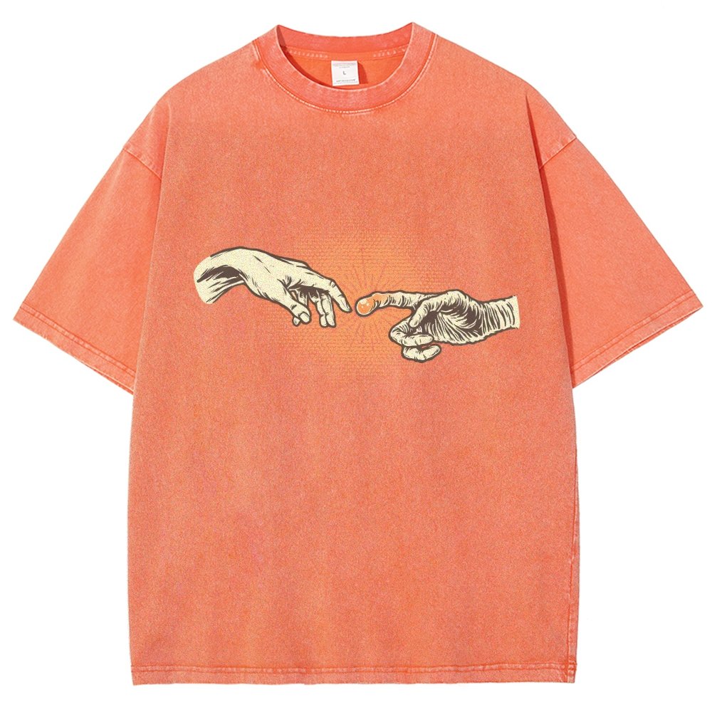 First Contact Vintage Distressed T-shirt