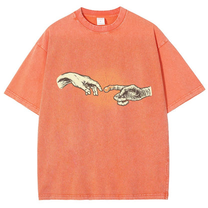First Contact Vintage Distressed T-shirt