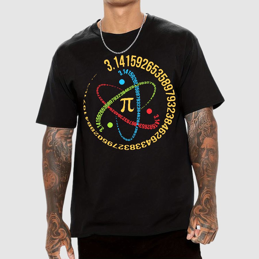Atom Pi Math Science Geek T-Shirt