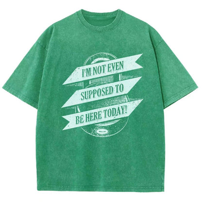 Not Supposed To Be Here Vintage Distressed T-shirt