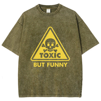 Toxic but Funny Vintage Distressed T-shirt