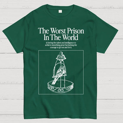 Bird in a cage Geek T-Shirt