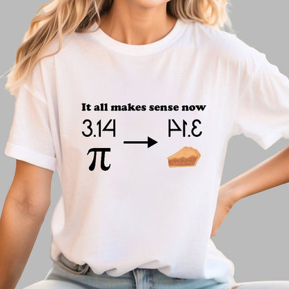 It all makes sense now pi Geek T-Shirt