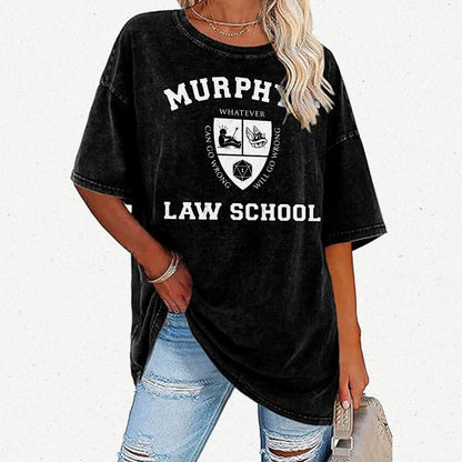 Murphy's Law School Vintage Distressed T-shirt