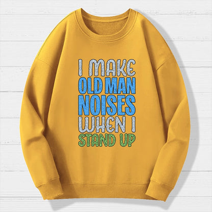 Old Man Noises Geek Cotton Sweatshirt