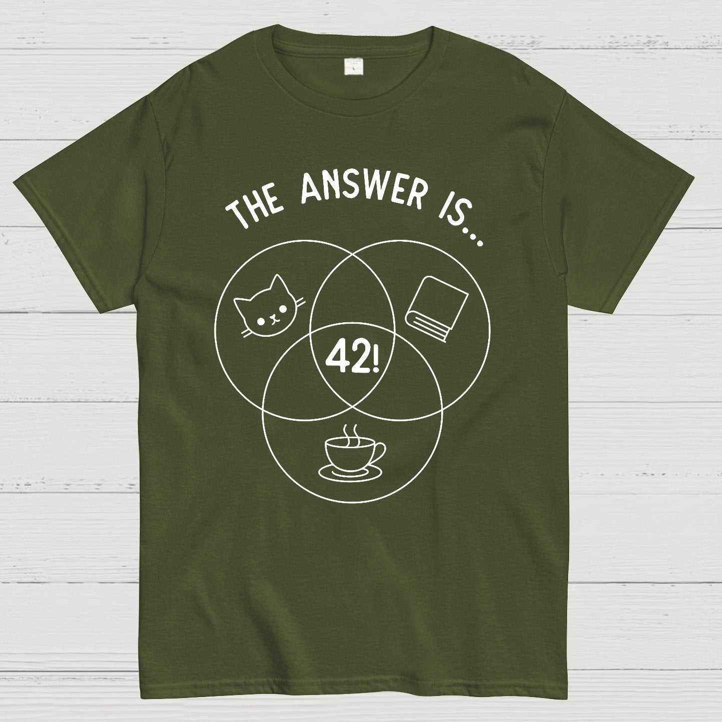 42 Cats Geek T-Shirt