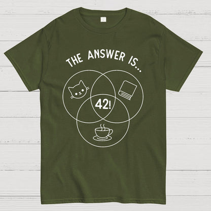 42 Cats Geek T-Shirt