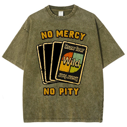 No Mercy No Pity Vintage Distressed T-shirt