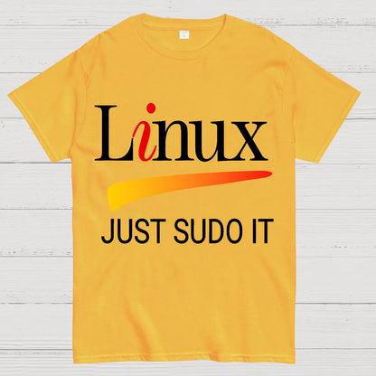 Linux Lover Tee Just Sudo It Funny Slogan Geek T-Shirt