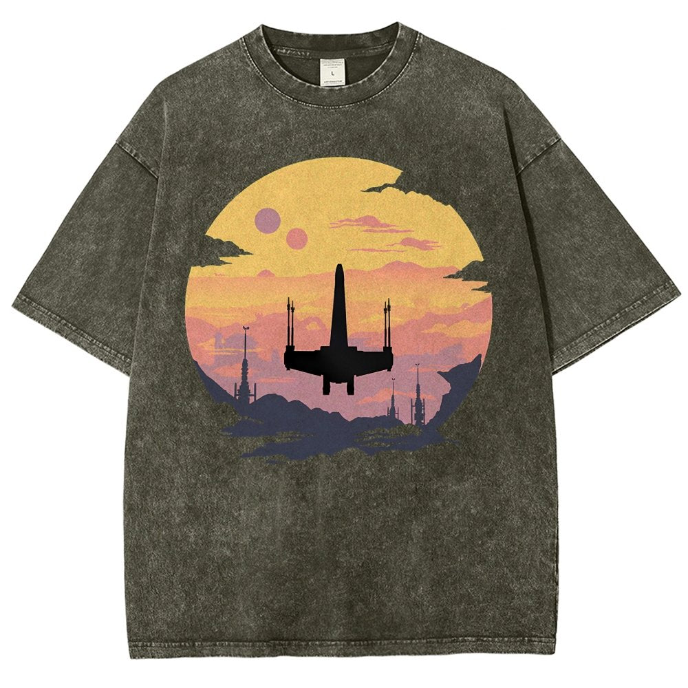 Rogue Fighter Vintage Distressed T-shirt