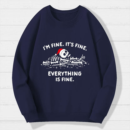 A Fine Pile Of Bones Geek Cotton Sweatshirt