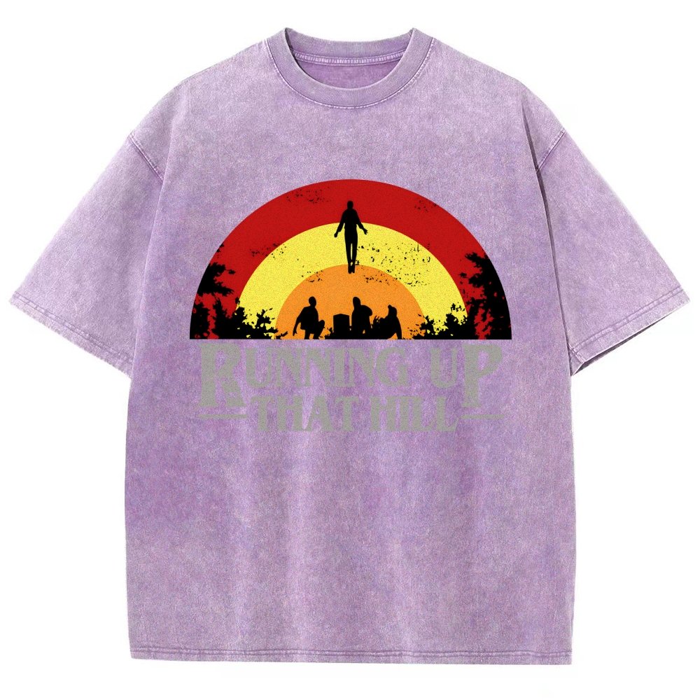 Running Up That Hill Vintage Distressed T-shirt