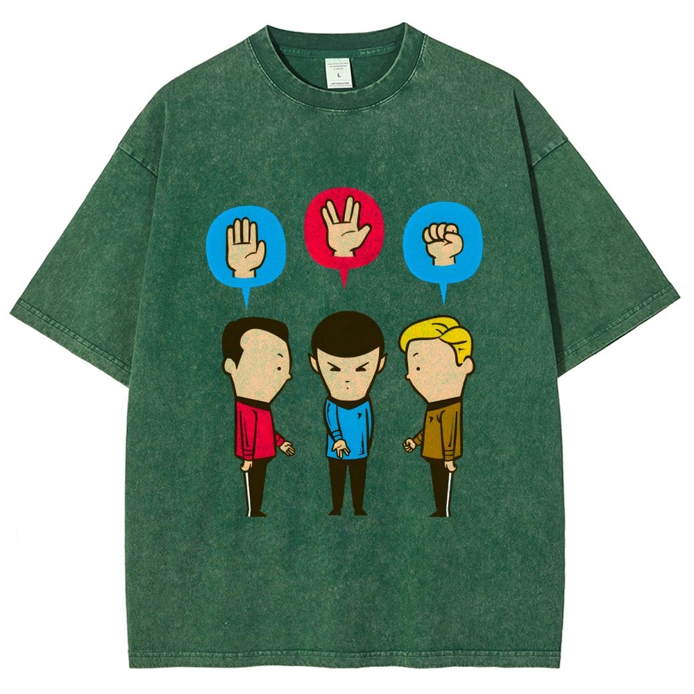 Paper – Scissors – Rock Vintage Distressed T-shirt