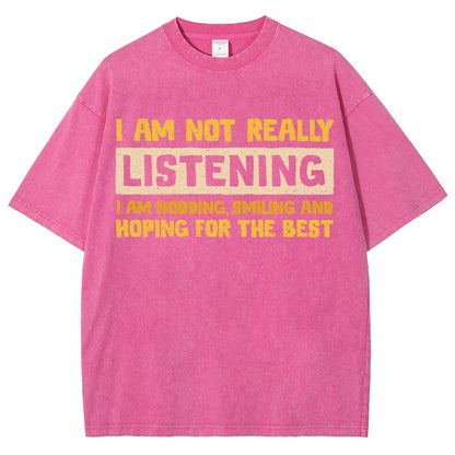 Hoping For The Best Vintage Distressed T-shirt
