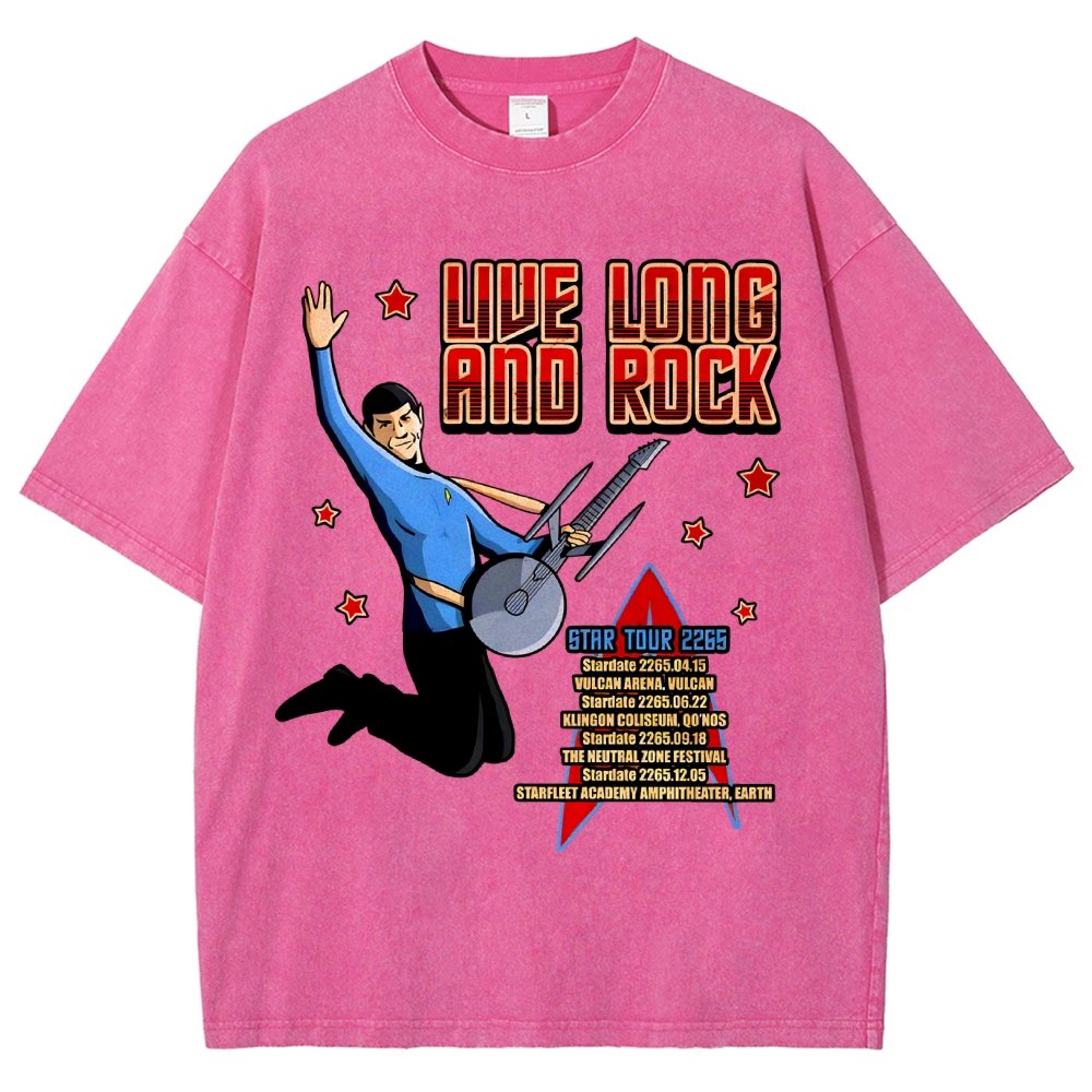 Live Long and Roll Vintage Distressed T-shirt