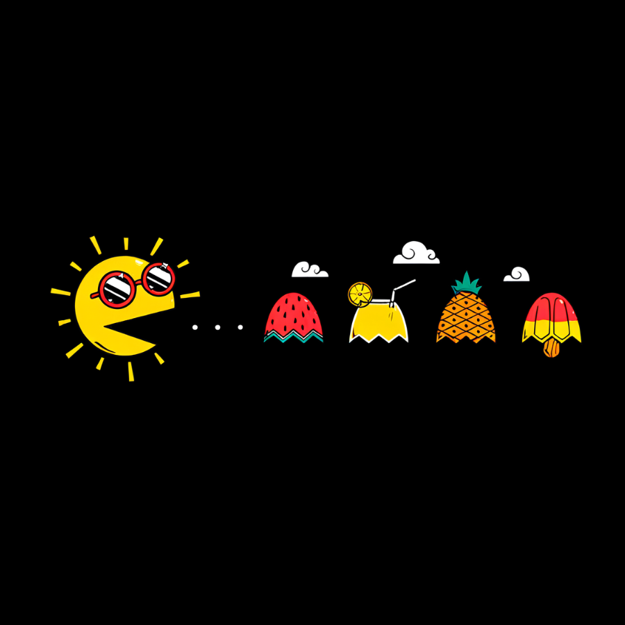 PAC-SUMMER Geeky T-Shirt