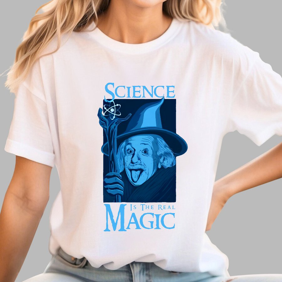 Science Is The Real Magic Geeky T-Shirt