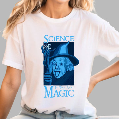 Science Is The Real Magic Geeky T-Shirt