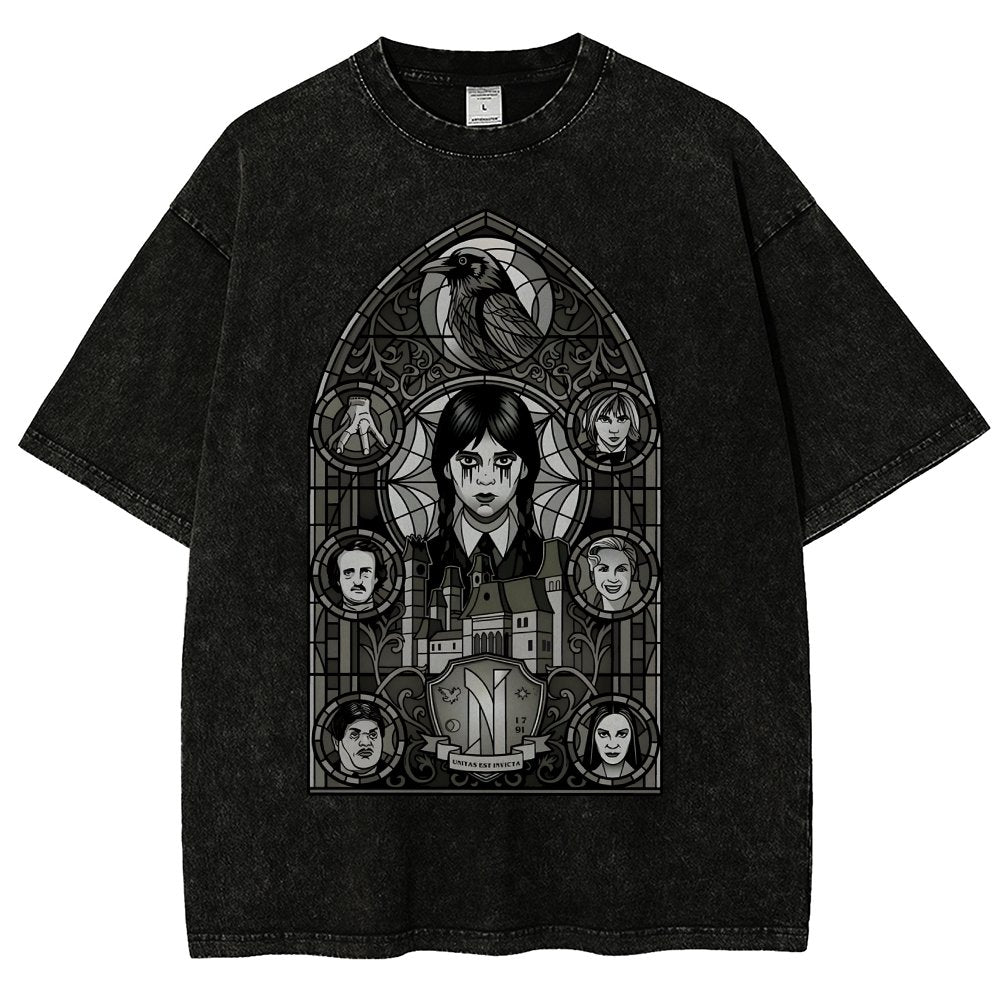 Stained Glass of Outcasts Vintage Distressed T-shirt