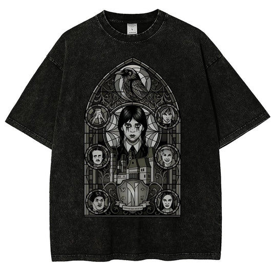 Stained Glass of Outcasts Vintage Distressed T-shirt