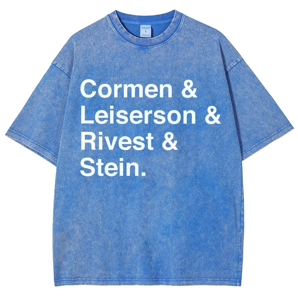 CLRS Algorithms Vintage Distressed T-shirt