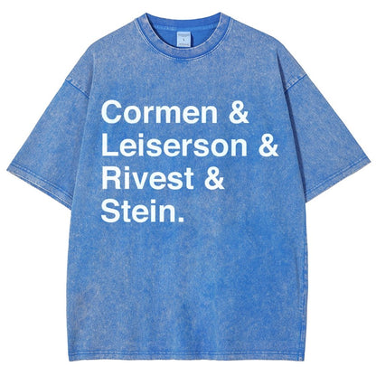 CLRS Algorithms Vintage Distressed T-shirt