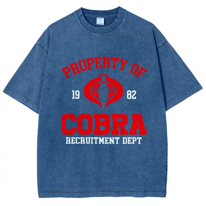 Property of Cobra Vintage Distressed T-shirt