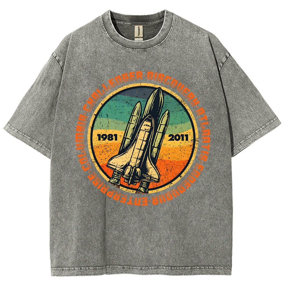 Through Hardship To The Stars Vintage Distressed T-shirt