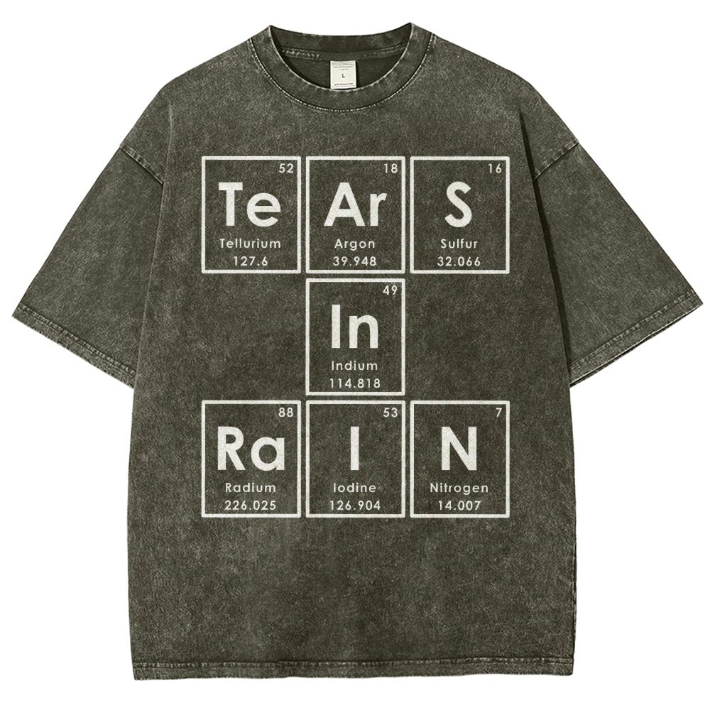 TeArS In RaIN Essential Vintage Distressed T-shirt