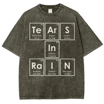 TeArS In RaIN Essential Vintage Distressed T-shirt