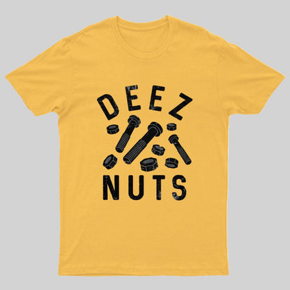 Deez Nuts and Bolts Funny Geek T-Shirt