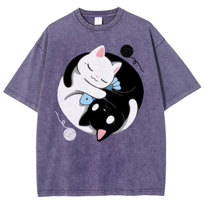 Balance Kittens Vintage Distressed T-shirt
