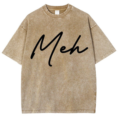 Meh Vintage Distressed T-shirt