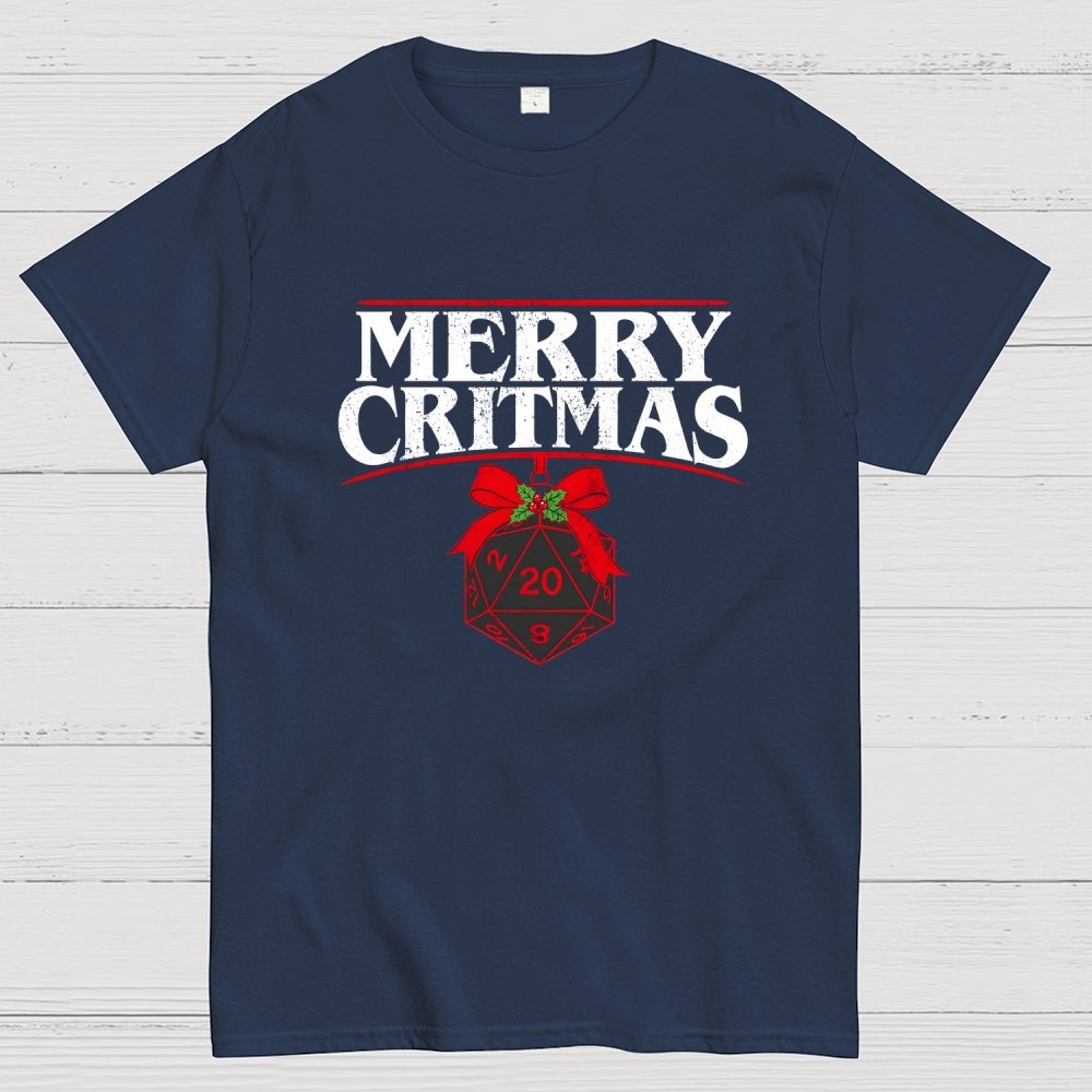 Merry Critmas D20 Holiday Geek T-Shirt