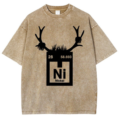 Ni Element Vintage Distressed T-shirt