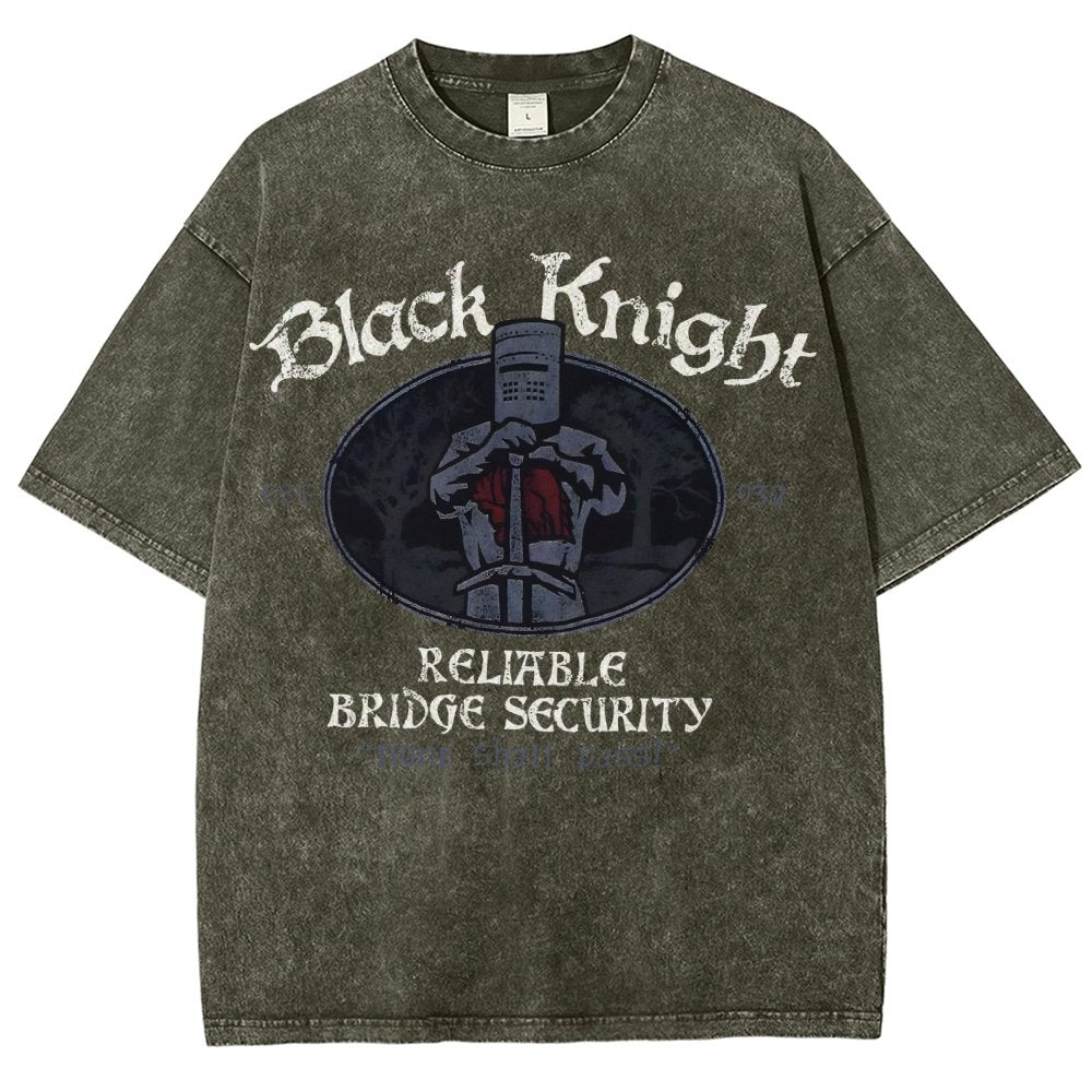 Black Knight Vintage Distressed T-shirt